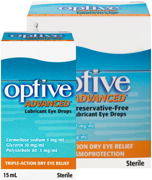 Optive advanced packaging for long lasting relief