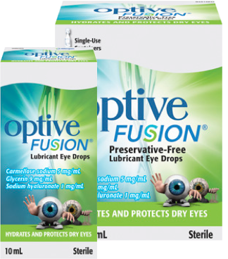 Optive Fusion packaging for fast relief