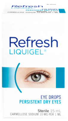 Refresh liquigel packaging for extra strength relief